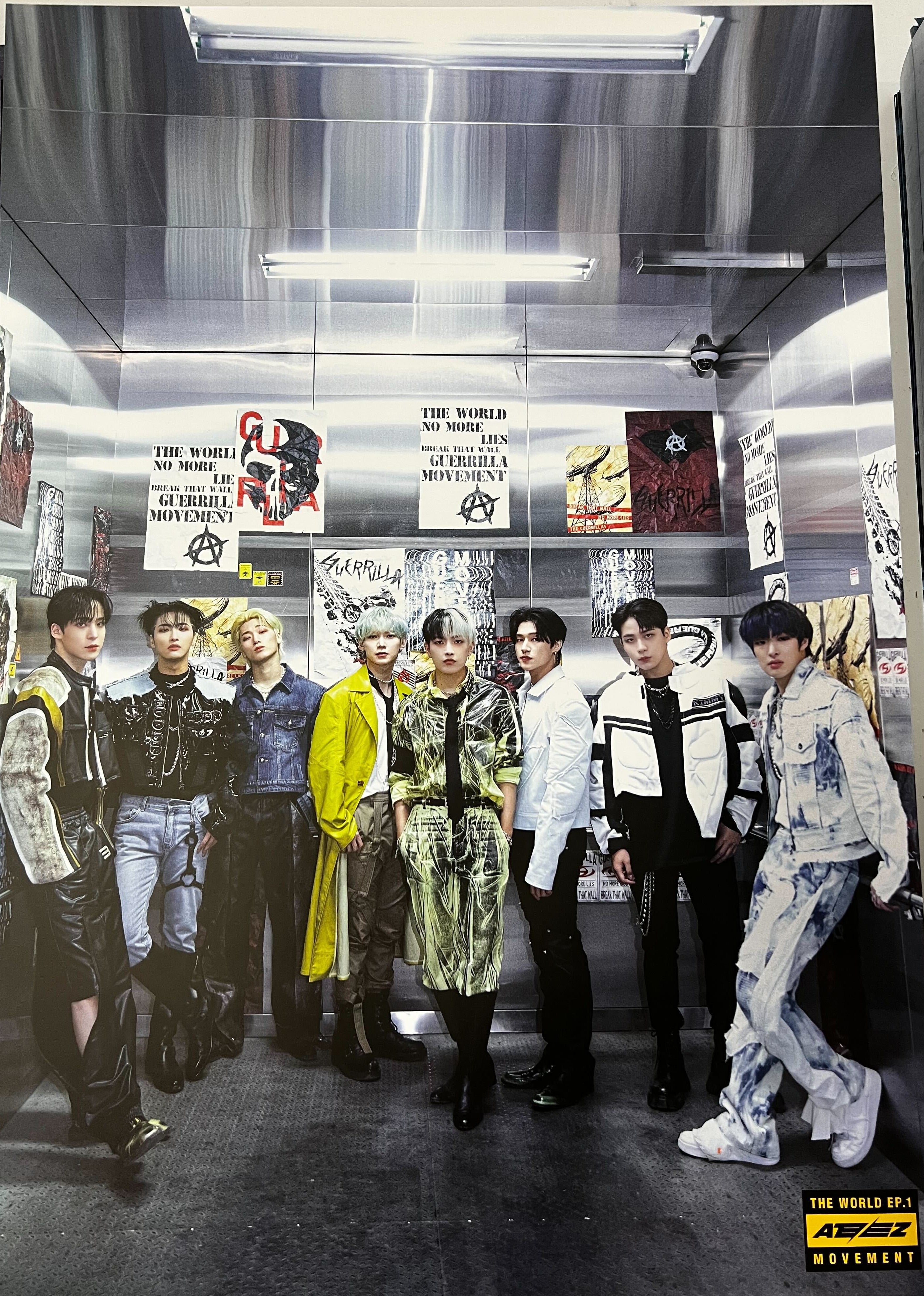 ATEEZ - THE WORLD EP.1 : MOVEMENT POSTER Nolae Kpop