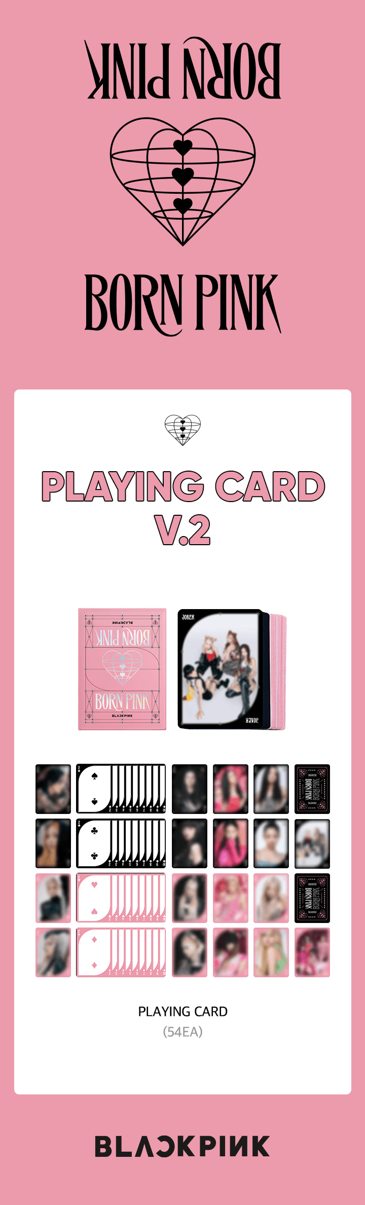 BLACKPINK - [BPTOUR] PLAYING CARD V.2 (Weverse) Nolae Kpop