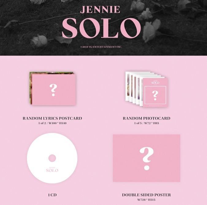 [Blackpink] JENNIE [SOLO] PHOTOBOOK & CD