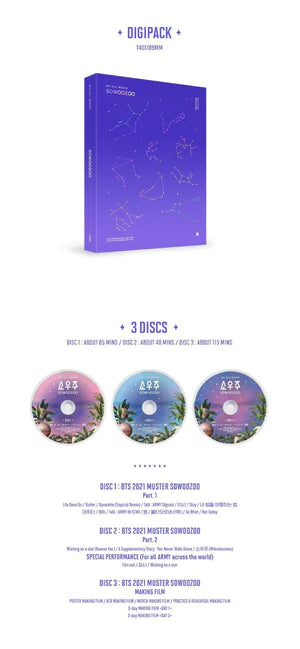 BTS - 2021 MUSTER SOWOOZOO DvD Nolae Kpop