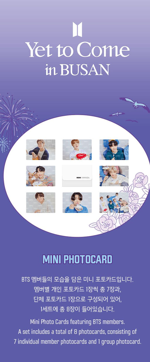 BTS - [Yet To Come in BUSAN] Mini Photo Card Set Nolae Kpop