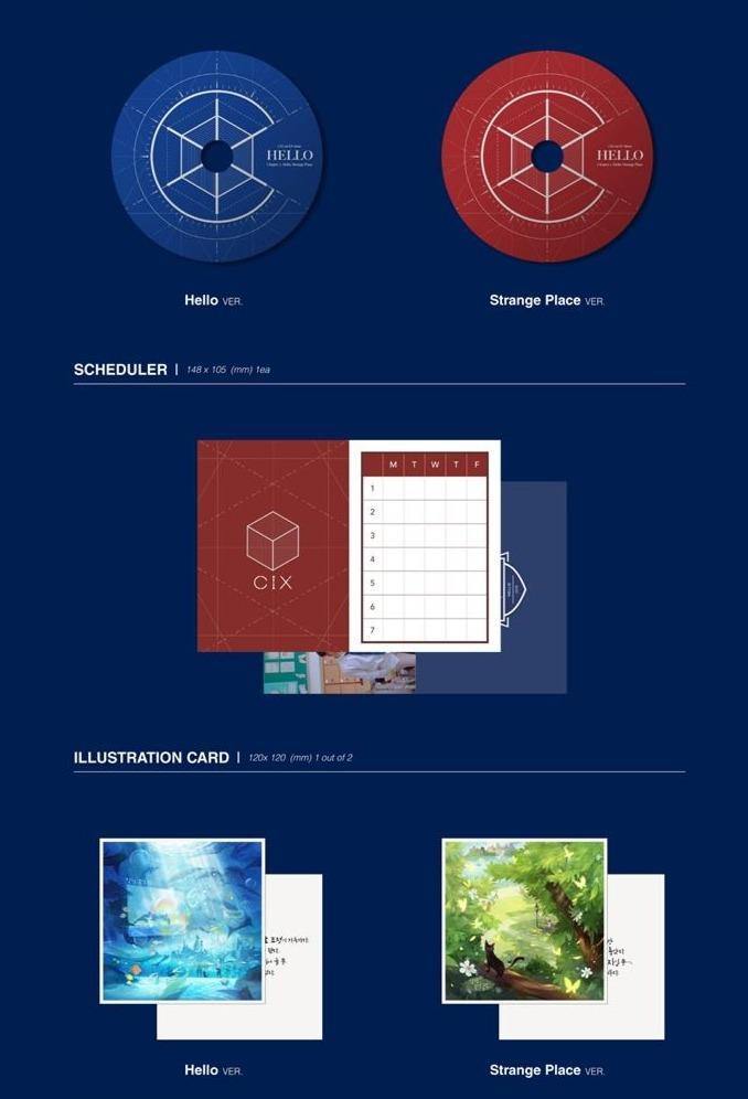 CIX -2nd EP ALBUM 'HELLO’ Chapter 2. Hello, Strange Place (Random version)