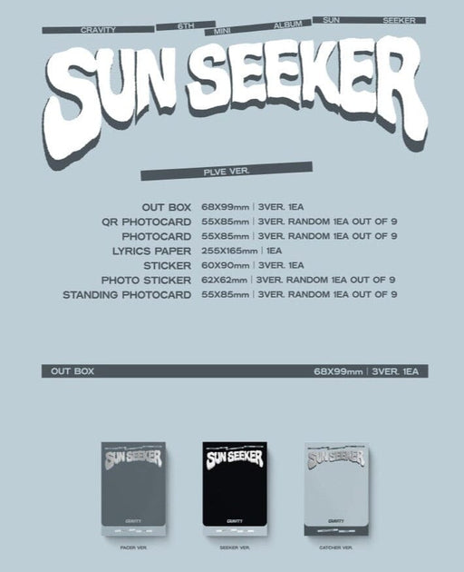 CRAVITY - SUN SEEKER (6TH MINI ALBUM) PLVE VER. Nolae Kpop