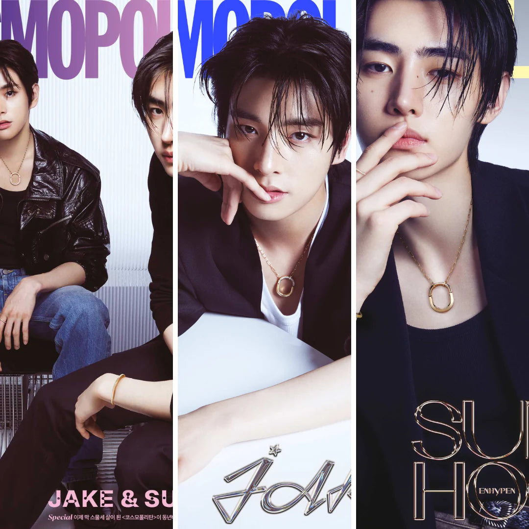 ENHYPEN JAKE & SUNGHOON - COSMOPOLITAN MAGAZINE COVER (2023 SEPTEMBER ISSUE) Nolae Kpop