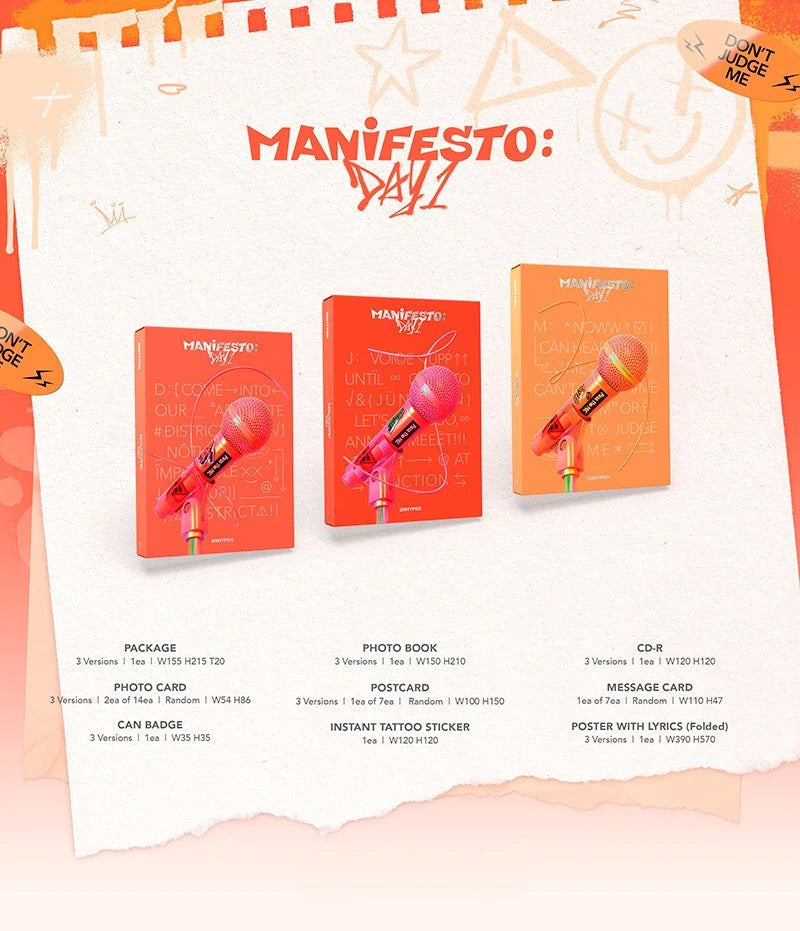 ENHYPEN- [MANIFESTO] : DAY 1 (WeVerse Edition) Nolae Kpop