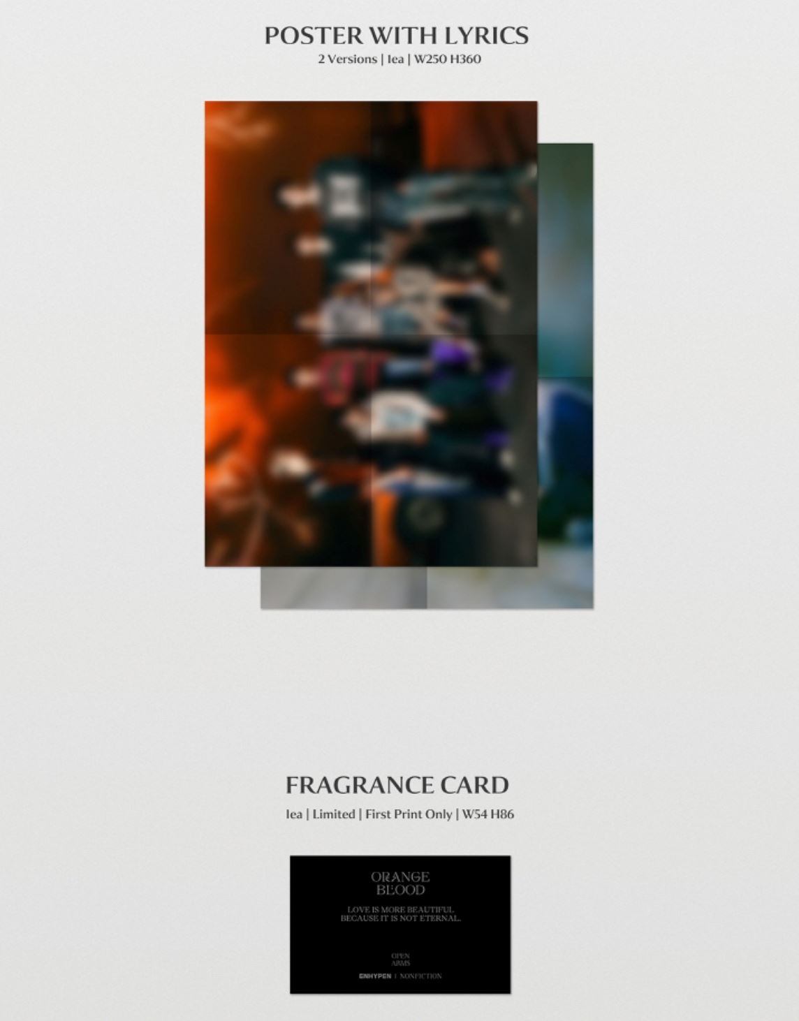 ENHYPEN - ORANGE BLOOD (5TH MINI ALBUM) STANDARD VER. + Weverse Gift Nolae Kpop