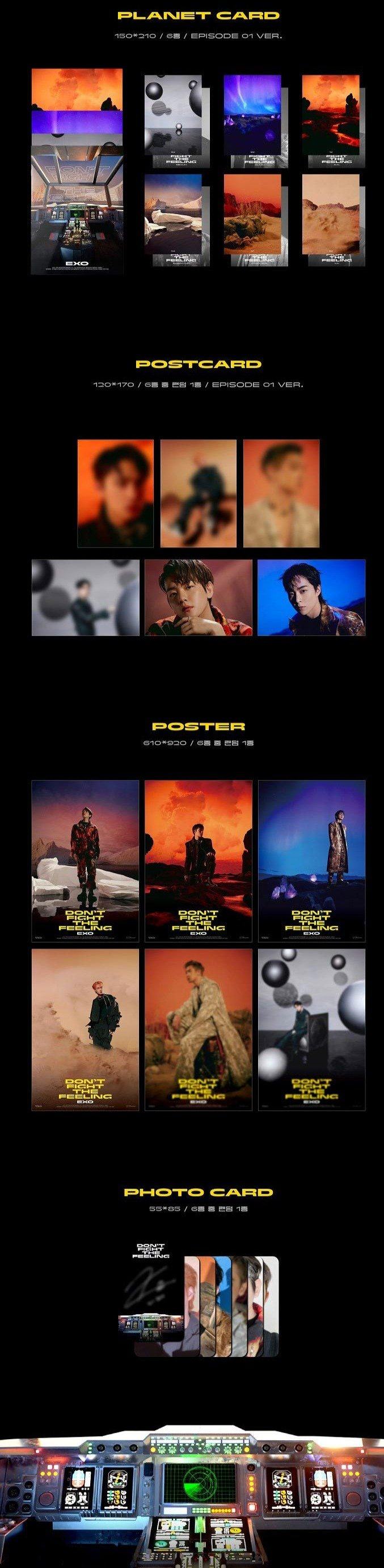 EXO - DON'T FIGHT THE FEELING (Special Album) Nolae Kpop