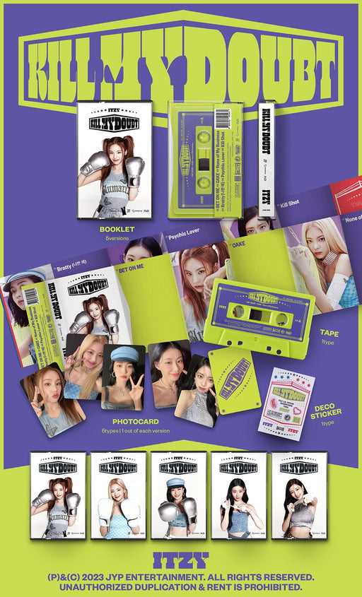 ITZY - KILL MY DOUBT (7TH MINI ALBUM) CASSETTE VER. Nolae Kpop