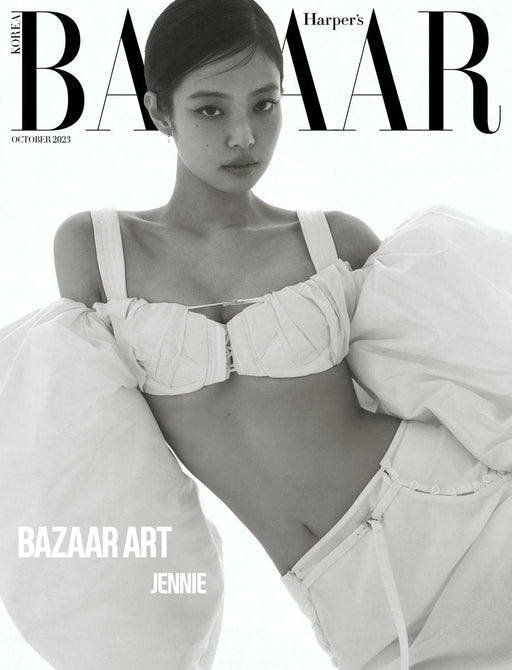 Jennie (Blackpink) - BAZAAR KOREA MAGAZINE 2023.10 (NCT Jeno) Nolae Kpop