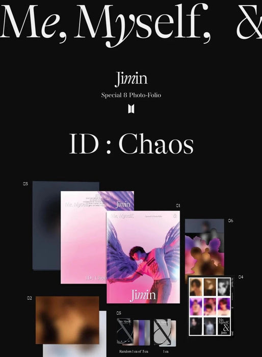 JIMIN - SPECIAL 8 PHOTO FOLIO ME MYSELF AND JIMIN "ID CHAOS" Nolae Kpop