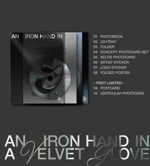 JINI - AN IRON HAND IN A VELVET GLOVE (1ST MINI ALBUM) Nolae Kpop