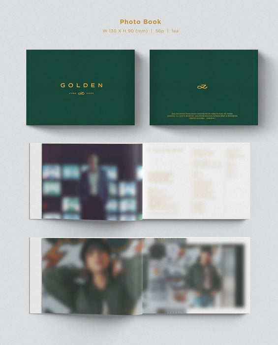 JUNGKOOK (BTS) - GOLDEN (1ST SOLO ALBUM) SET + Weverse Gift Nolae Kpop