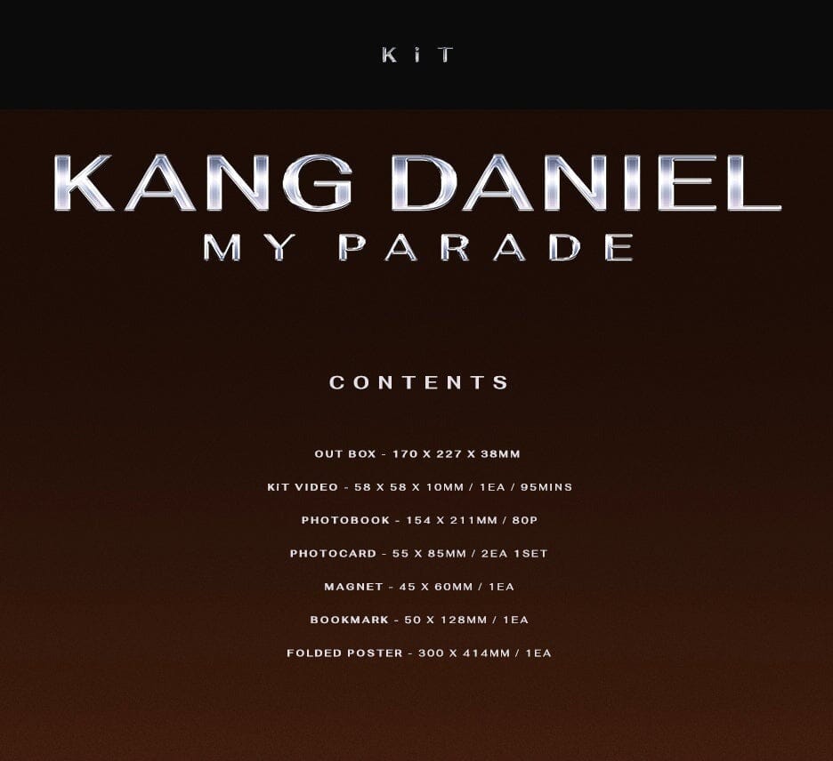 KANG DANIEL - MY PARADE (KiT VIDEO) Nolae Kpop