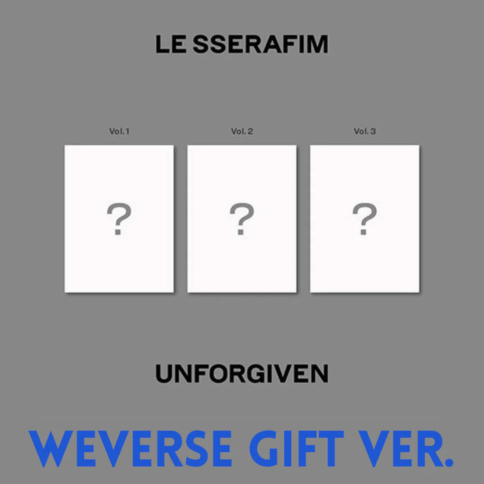 LE SSERAFIM - UNFORGIVEN (1st Studio Album) Set + Weverse Gift Nolae Kpop