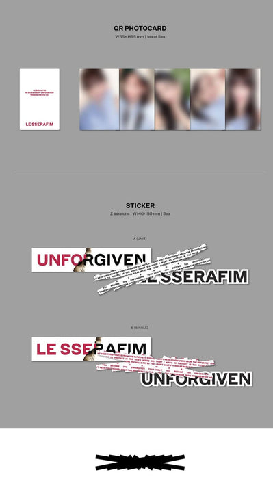 LE SSERAFIM - UNFORGIVEN (Weverse Album Ver.) Nolae Kpop