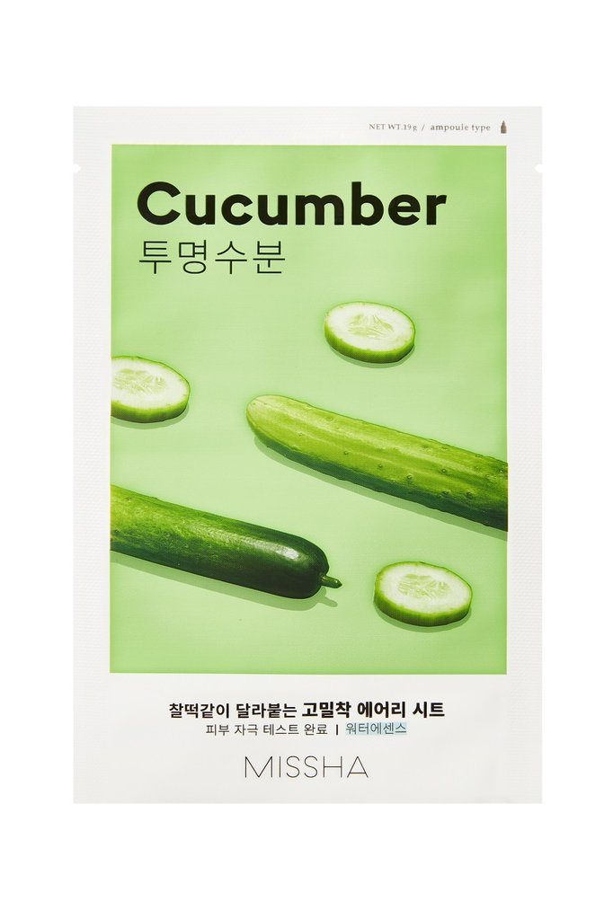 MISSHA - Airy Fit Sheet Mask (Cucumber) Nolae Kpop