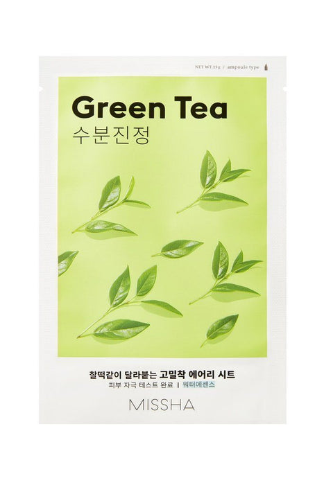 MISSHA - Airy Fit Sheet Mask (Green Tea) Nolae Kpop