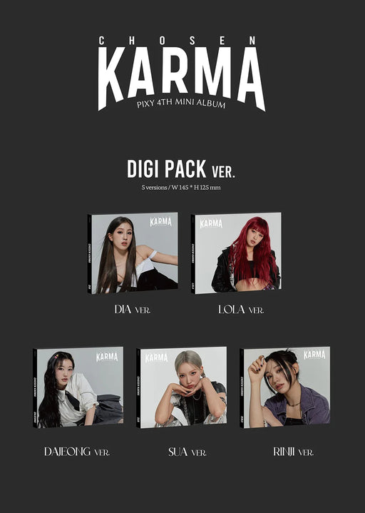 PIXY - CHOSEN KARMA (4TH MINI ALBUM) DIGIPACK VER. Nolae Kpop