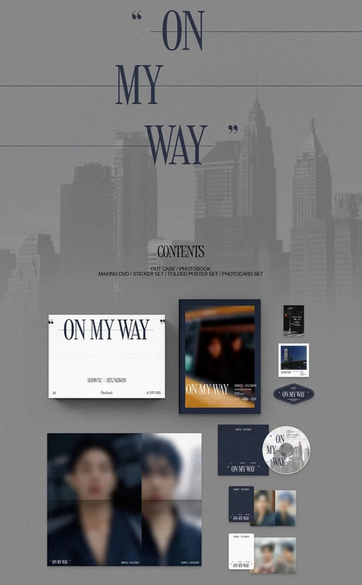 SHOWNU X HYUNGWON - ON MY WAY (1ST PHOTOBOOK IN NEWYORK) Nolae Kpop