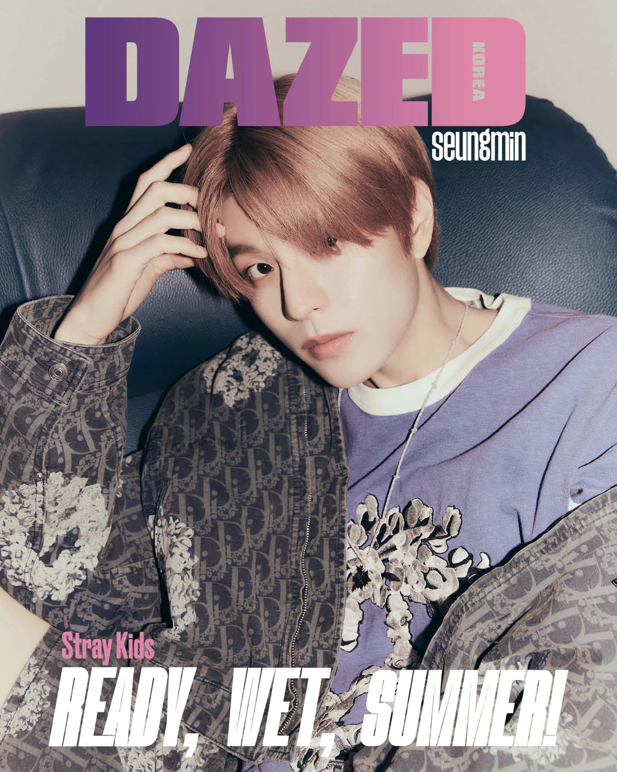 STRAY KIDS (Lee Know, Seungmin, I.N) - DAZED MAGAZINE (2023 July Issue) Nolae Kpop