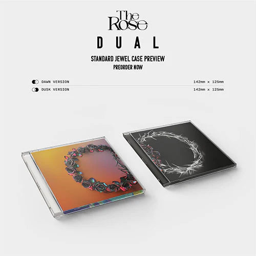 THE ROSE - DUAL (2ND FULL ALBUM) STANDARD JEWEL CASE Nolae Kpop