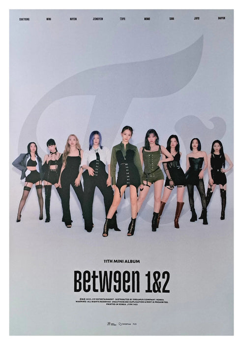 TWICE - BETWEEN 1&2 (11TH MINI ALBUM) - POSTER Nolae Kpop